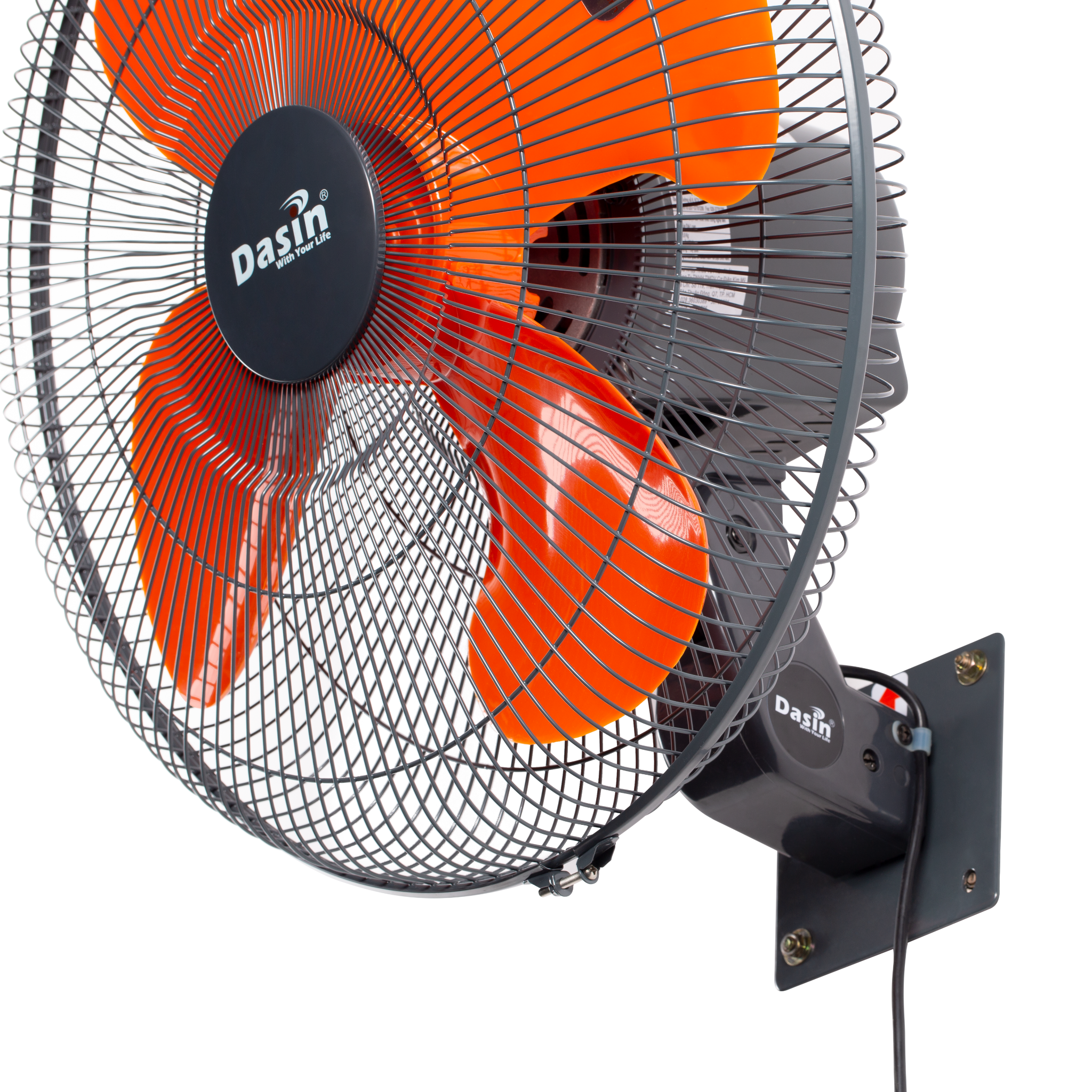 Quạt Treo Tường Dasin KWL-1845 -126W - cánh cam