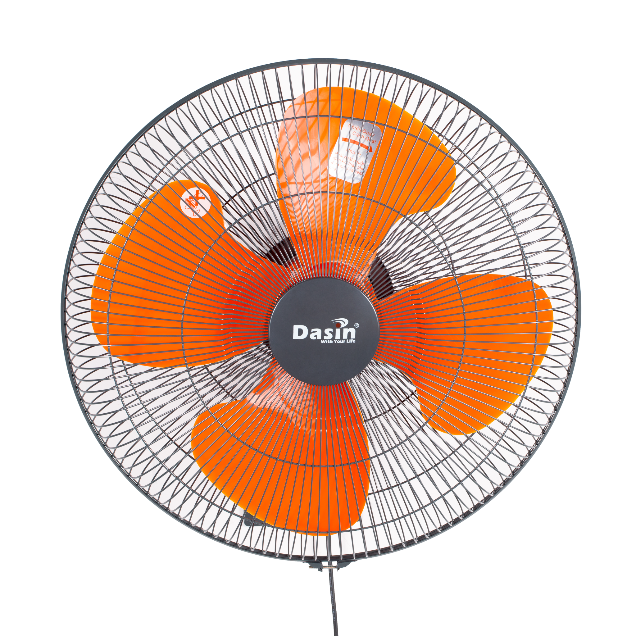 Quạt Treo Tường Dasin KWL-1845 -126W - cánh cam