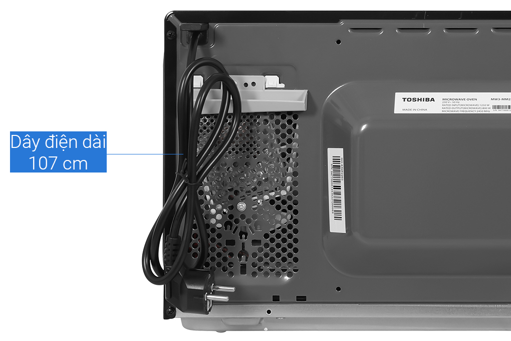 Lò vi sóng có nướng Toshiba MW3-MG25PE(BK) 25 lít