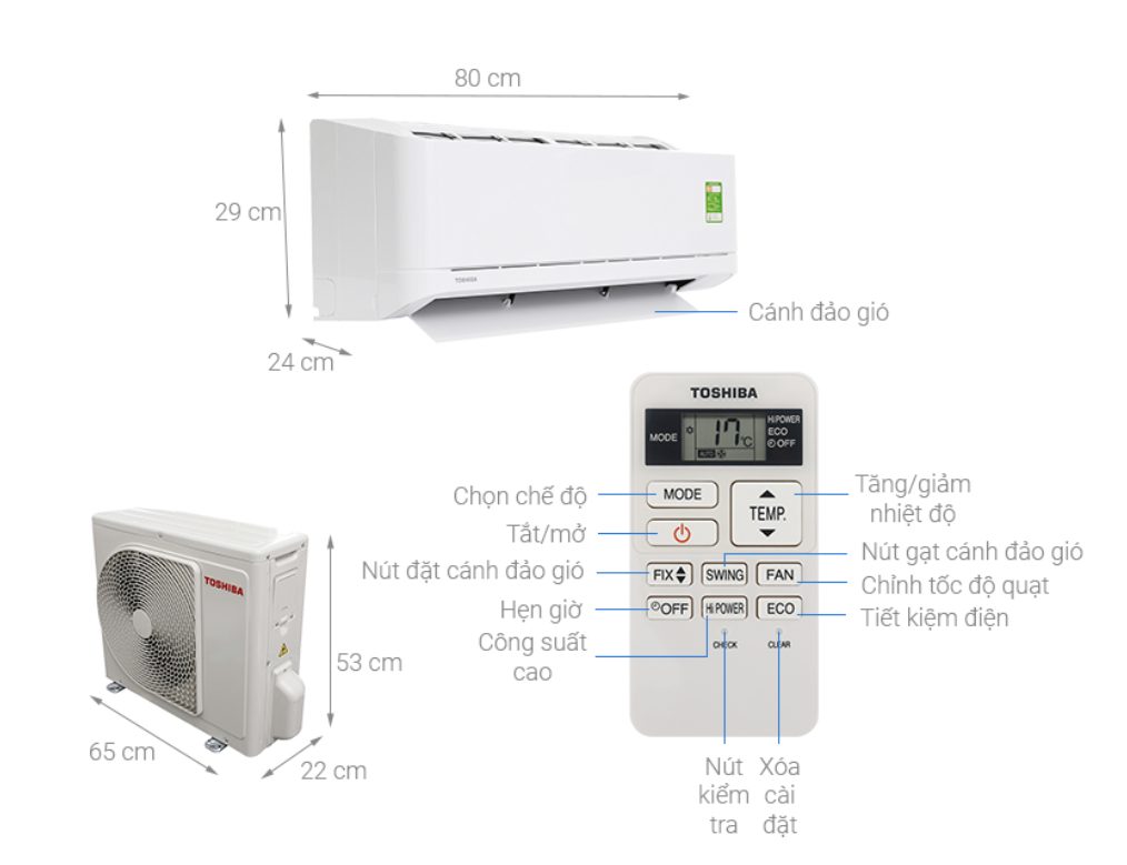 Máy Lạnh Toshiba RAS-H24U2KSG-V (2.5HP)