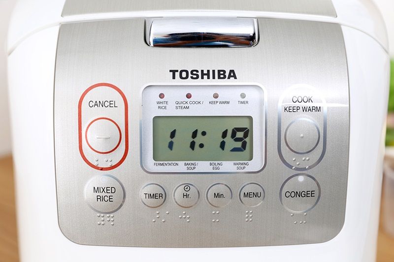 Nồi cơm điện tử Toshiba 1.8 lít RC-18NTFV(W)