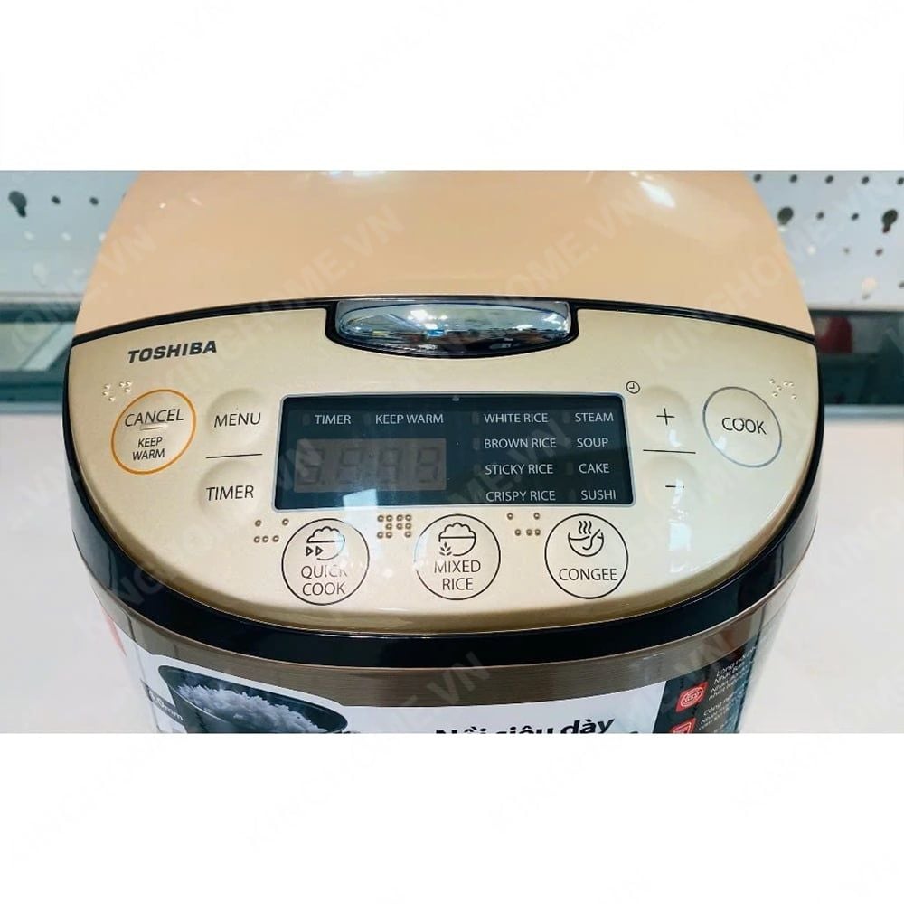 Nồi cơm điện Toshiba 1.8 lít RC-18DR3PV(G)