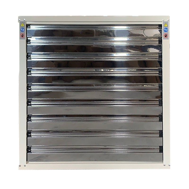 Quạt thông gió vuông Omysu BMF1220 (220V/380V)(Vỏ tôn kẽm sơn tĩnh điện cánh Inox, chớp Inox)