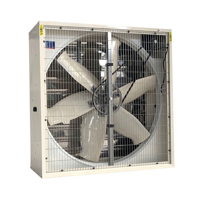 Quạt thông gió vuông Omysu BMF900 (Vỏ tôn kẽm sơn tĩnh điện cánh Inox, chớp Inox) (220V/380V)