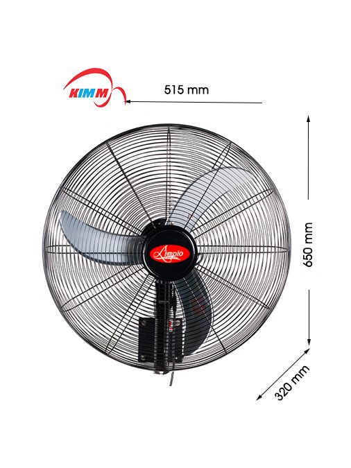 Quạt treo tường công nghiệp DASIN DWI-2460 - 121W
