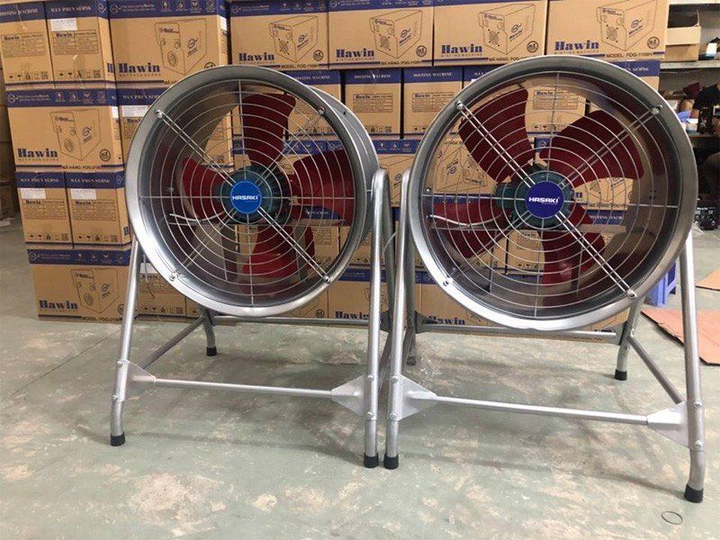 Quạt công nghiệp tròn Hawinco DFG-60SM / DFG-60A có chân