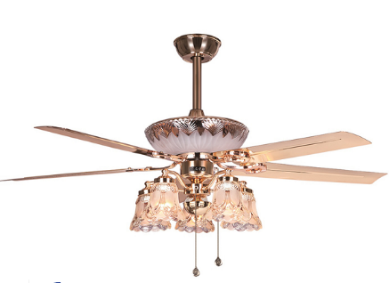 Quạt trần đèn 5 cánh sắt T52-660FG - 1320mm