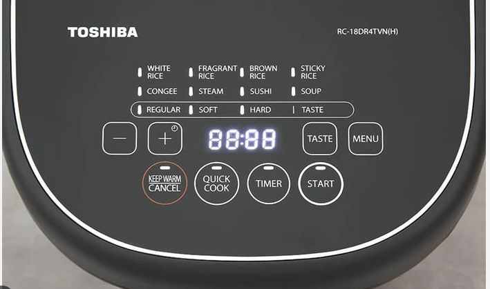 Nồi cơm điện tử Toshiba 1.8 lít RC-18DR4TVN(H) / RC-18DR4TVN(W)