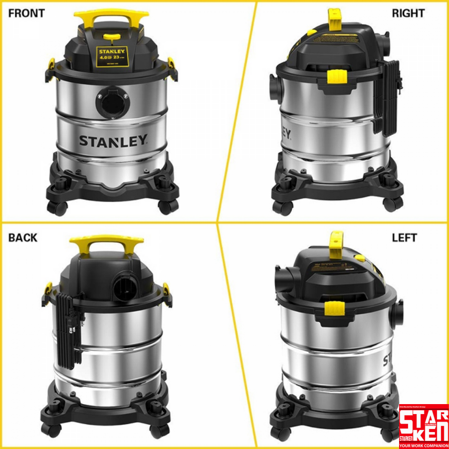 Máy hút bụi công nghiệp Stanley SL19417-6A - 23 lít/ Công suất 4000W (5.5HP)