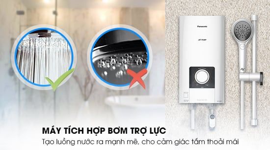 Máy nước nóng có bơm trợ lực Panasonic DH-4NP1VW