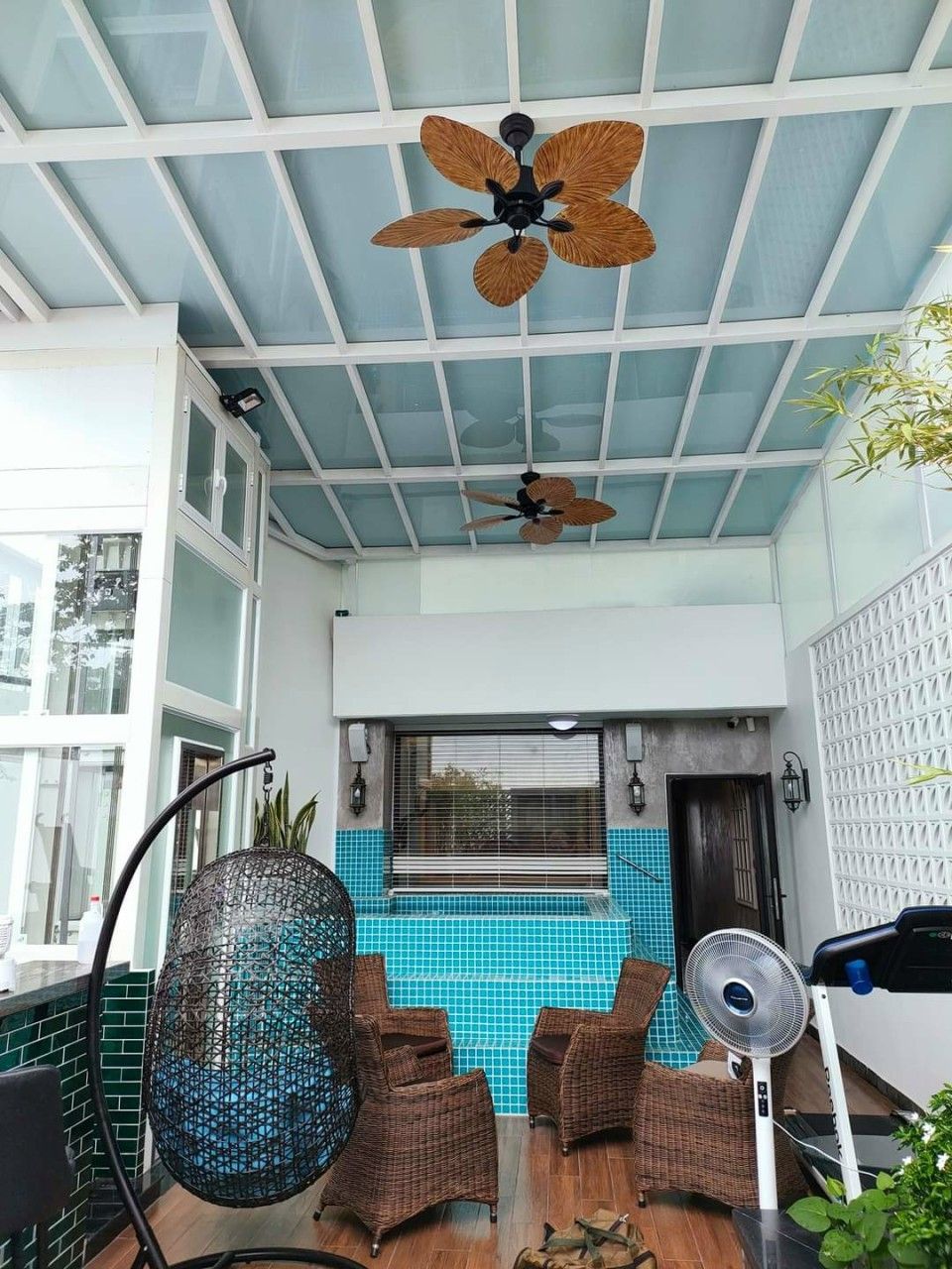 Quạt trần cánh lá cổ điển 52YY-709 - 1320mm