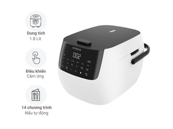 Nồi cơm điện tử Hitachi RZ-R18XN- 860W-1020W