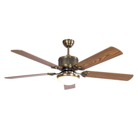 Quạt trần đèn cánh gỗ 56YY-19234T - 1420mm