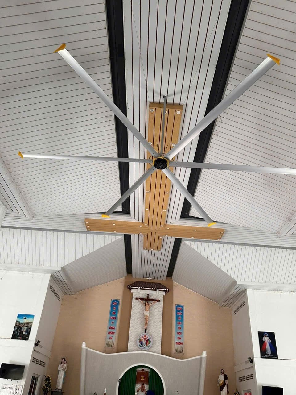 Quạt trần công nghiệp Wing TMQT sải cánh 3m5 - 4m2 - 5m2 - 6m2 - 7m35