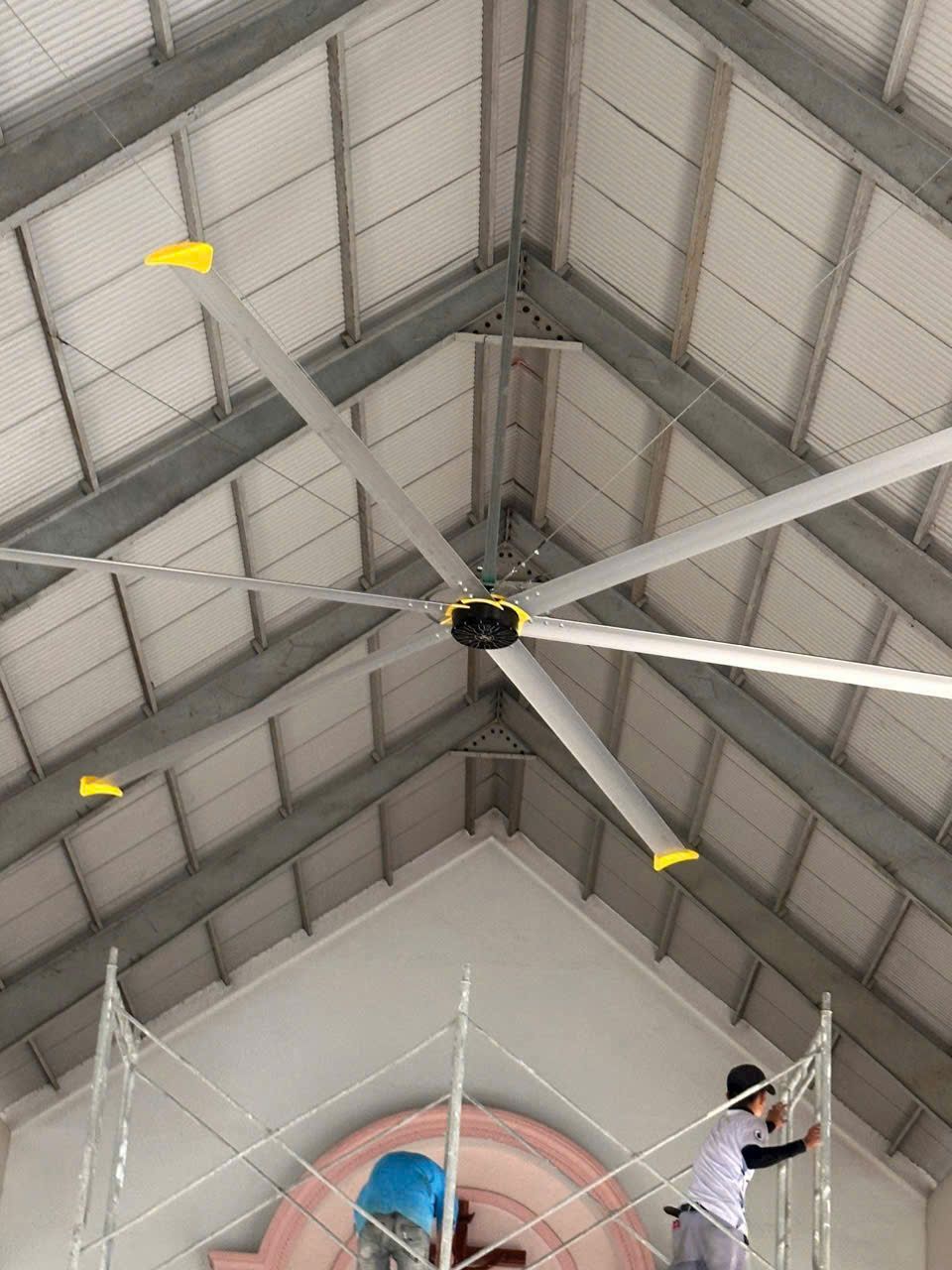 Quạt trần công nghiệp Wing TMQT sải cánh 3m5 - 4m2 - 5m2 - 6m2 - 7m35