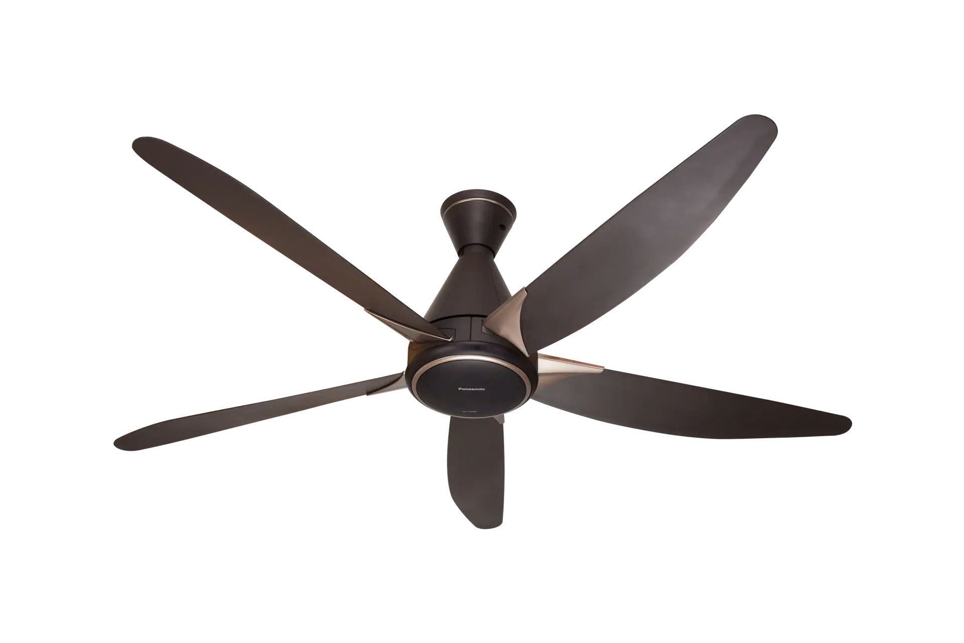 Quạt trần 5 cánh Panasonic F-60GDS-W/ F-60GDS-B - Remote (Trắng / Nâu )