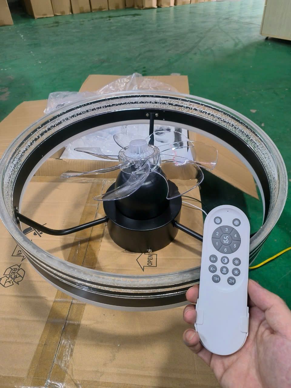 Quạt trần đèn ốp trần Thịnh Hoa W2310