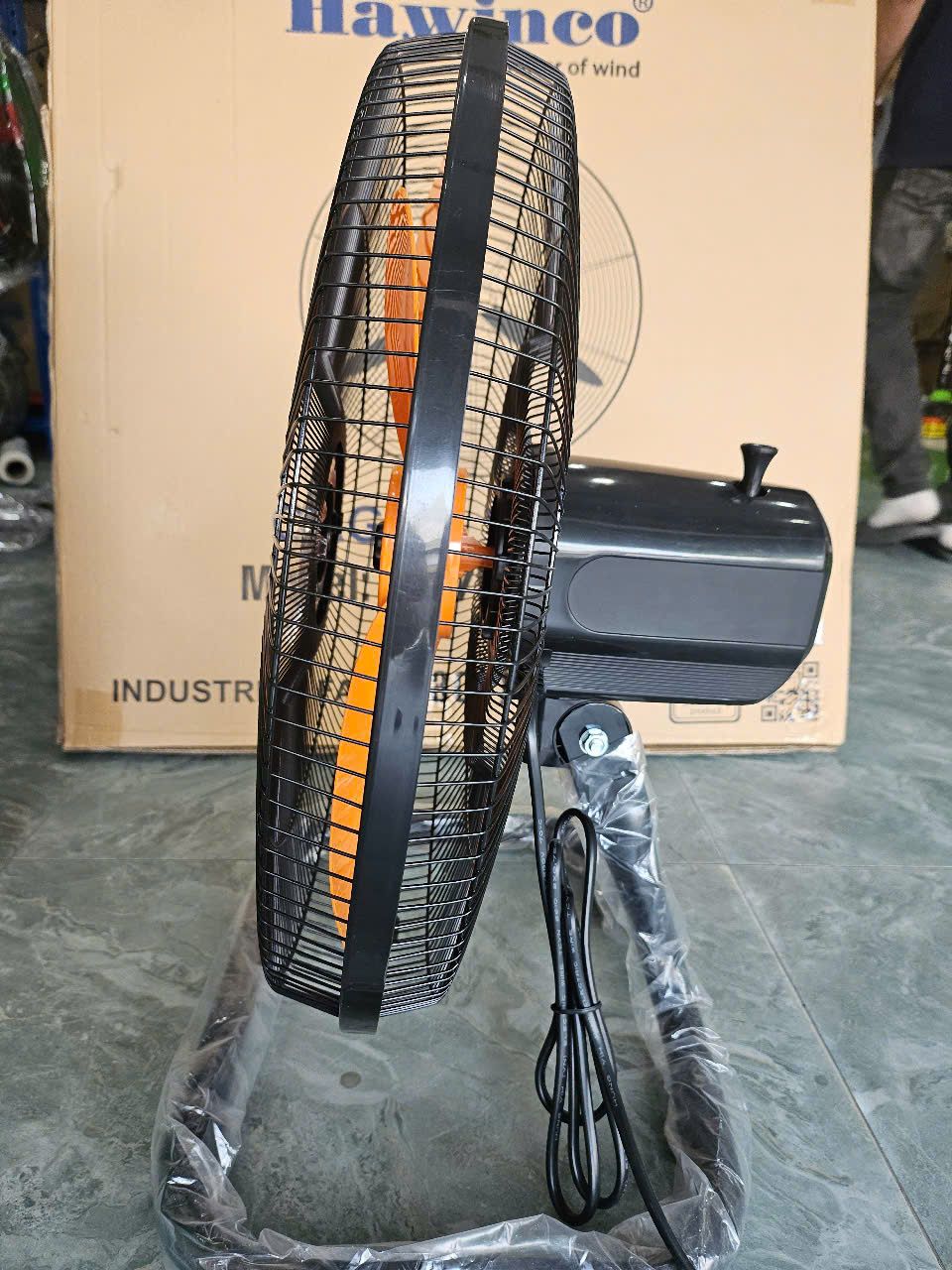 [Hỏa tốc] Quạt sàn Bán Công Nghiệp Asia VY586890 - Đen Cam - 45cm - 80W