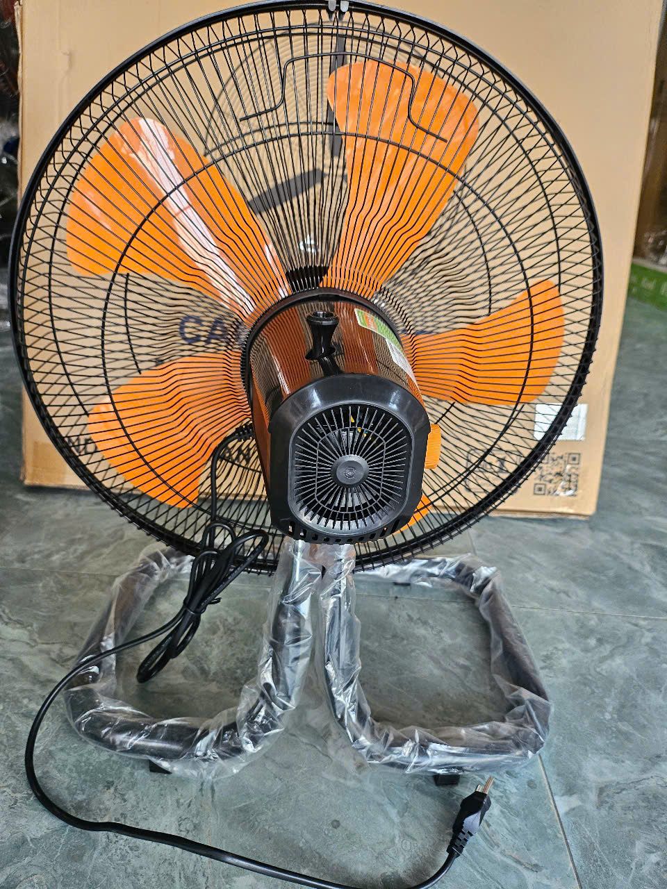 [Hỏa tốc] Quạt sàn Bán Công Nghiệp Asia VY586890 - Đen Cam - 45cm - 80W