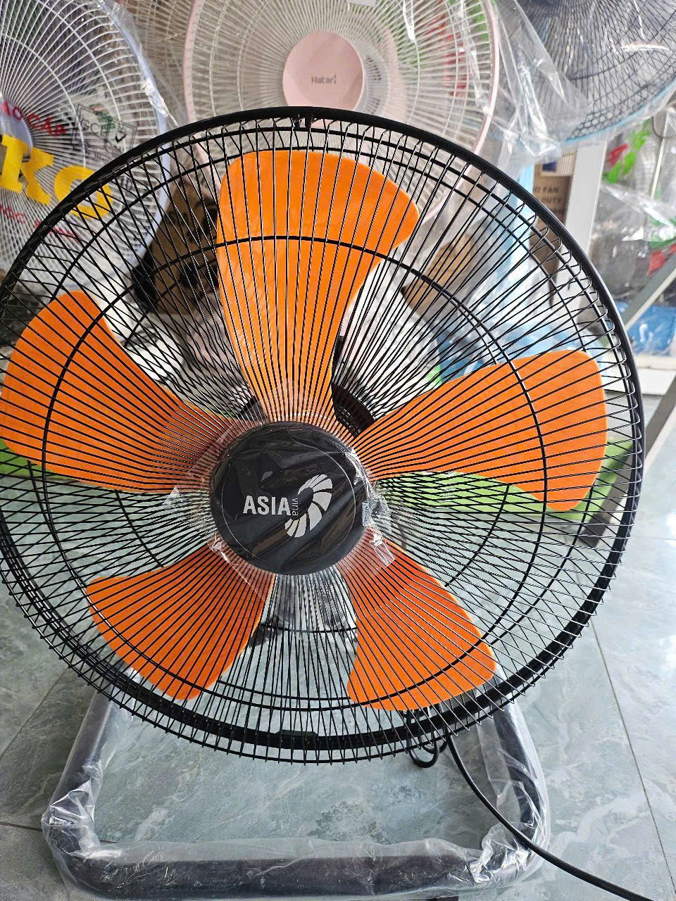 [Hỏa tốc] Quạt sàn Bán Công Nghiệp Asia VY586890 - Đen Cam - 45cm - 80W
