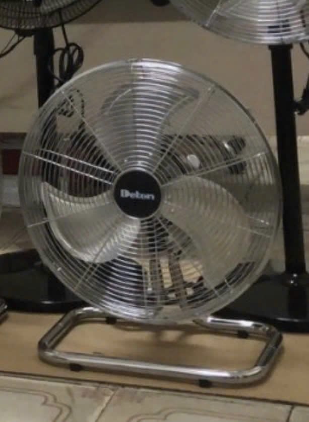 Quạt sàn công nghiệp Deton CF-50G - 110W ( Sơn đen / Xi mạ )