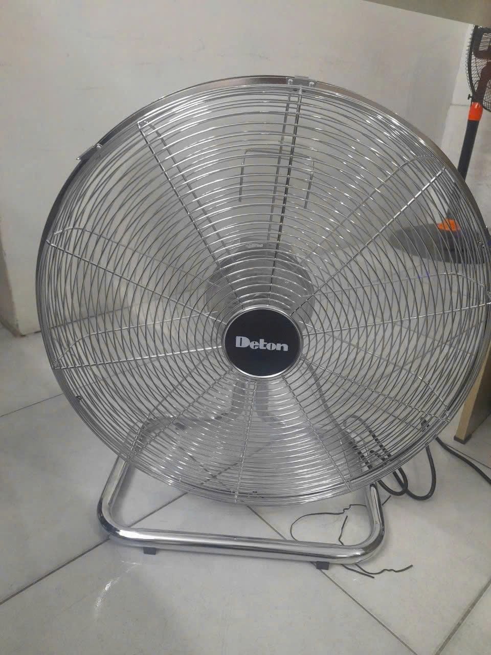 Quạt sàn công nghiệp Deton CF-50G - 110W ( Sơn đen / Xi mạ )