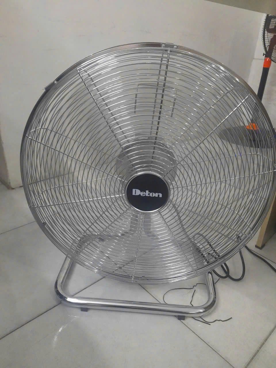Quạt sàn công nghiệp Deton CF-45G - 75W ( Sơn đen / Xi mạ )