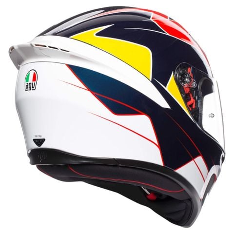 K1 AGV E2205 MULTI ASIA FIT PITLANE BLUE RED/YELLOW