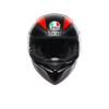 K1 AGV E2205 MULTI ASIA FIT WARMUP MATT BLACK/RED