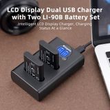  Combo 2 pin 1 sạc LI90B cho Ricoh GR 