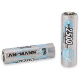  Pin Sạc AA Ansmann  2500 mAh vỉ 2 viên 