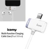  Cáp sạc 2in1 vừa sạc vừa nghe chi Iphone 