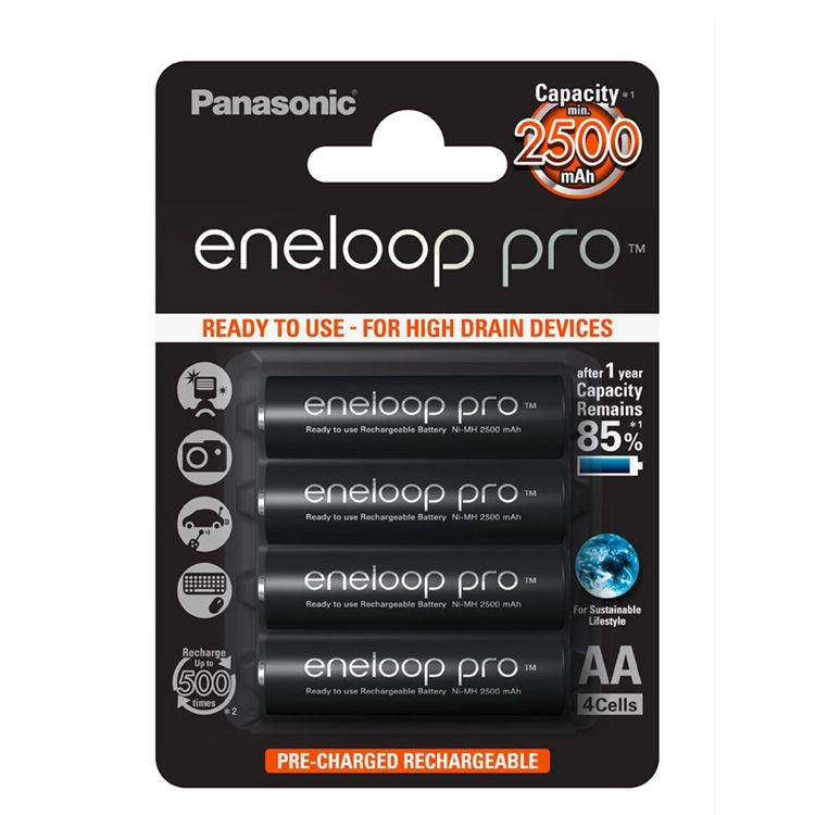  Pin Eneloop Pro 2500 mAh - Pin AA Panasonic Pro 