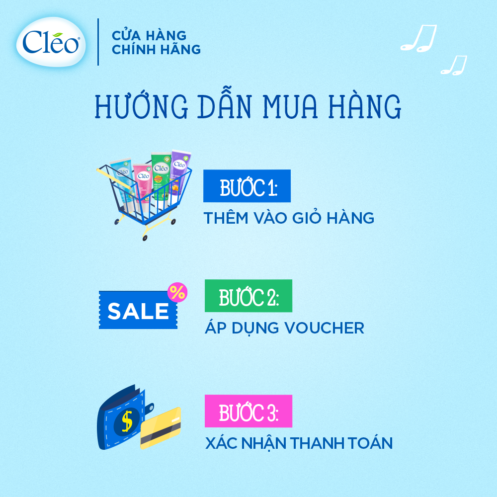  Kem Tẩy Lông CLEO 50g Công Thức Đột Phá, Không Mùi Khó Chịu 