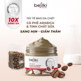  Tẩy tế bào chết body Besilki kem Cafe Arabiaca & tinh chất Sữa 170ml sáng da X10 giúp da giảm thâm & đều màu 