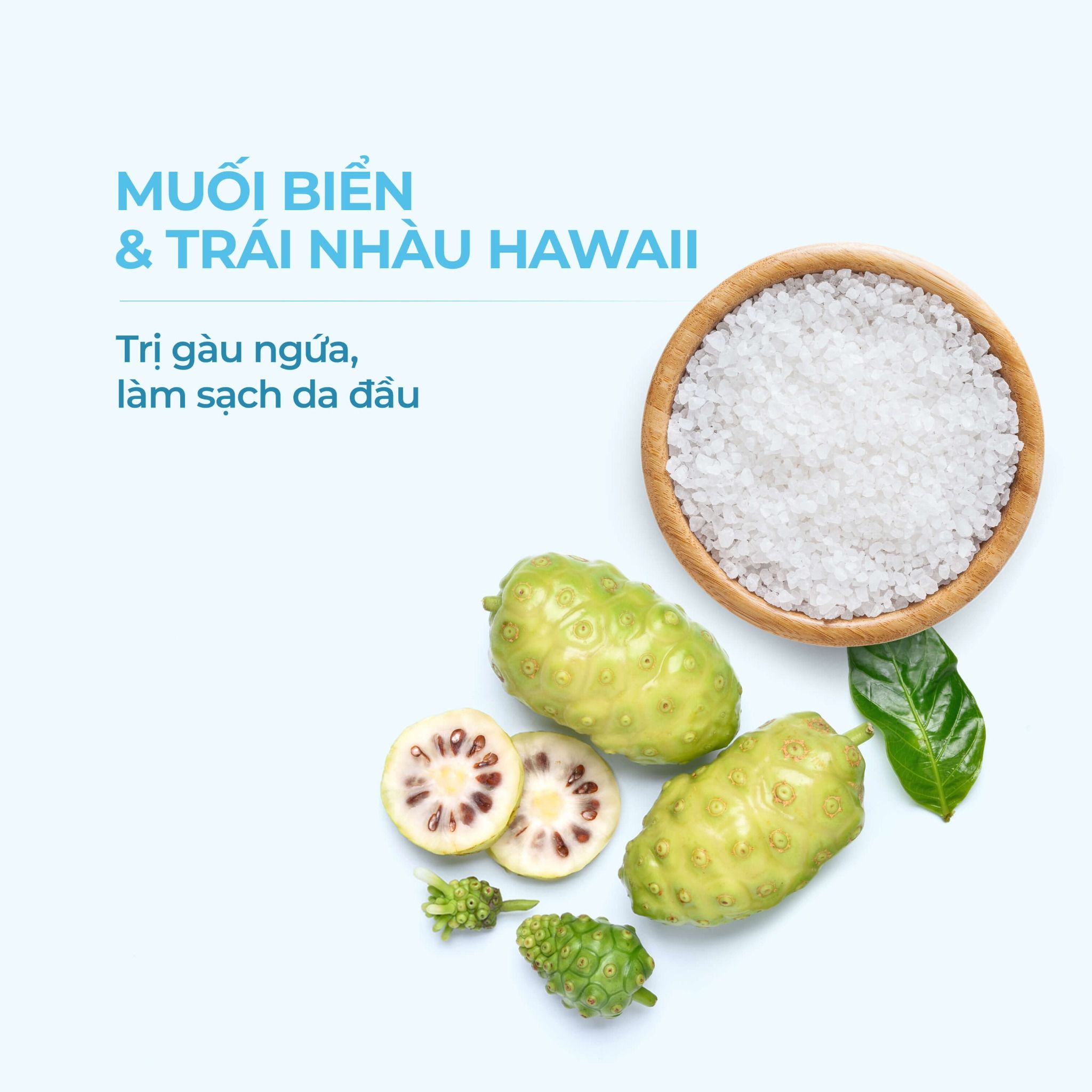  Dầu Xả Natufres Hawaiian Breeze Muối Biển & Trái Nhàu Hawaii 