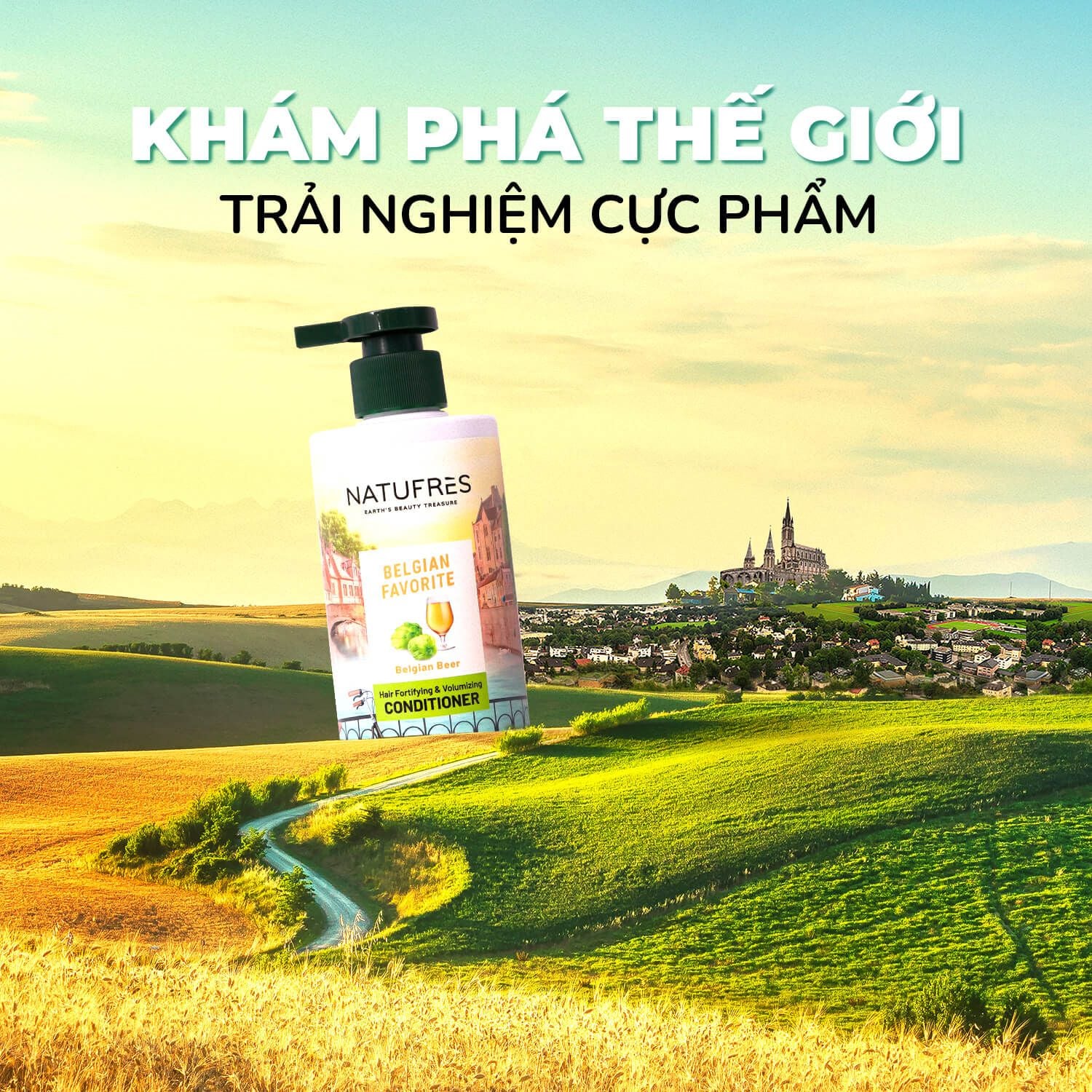  Dầu Xả Natufres Belgian Favorite Chiết Xuất Bia Bỉ 