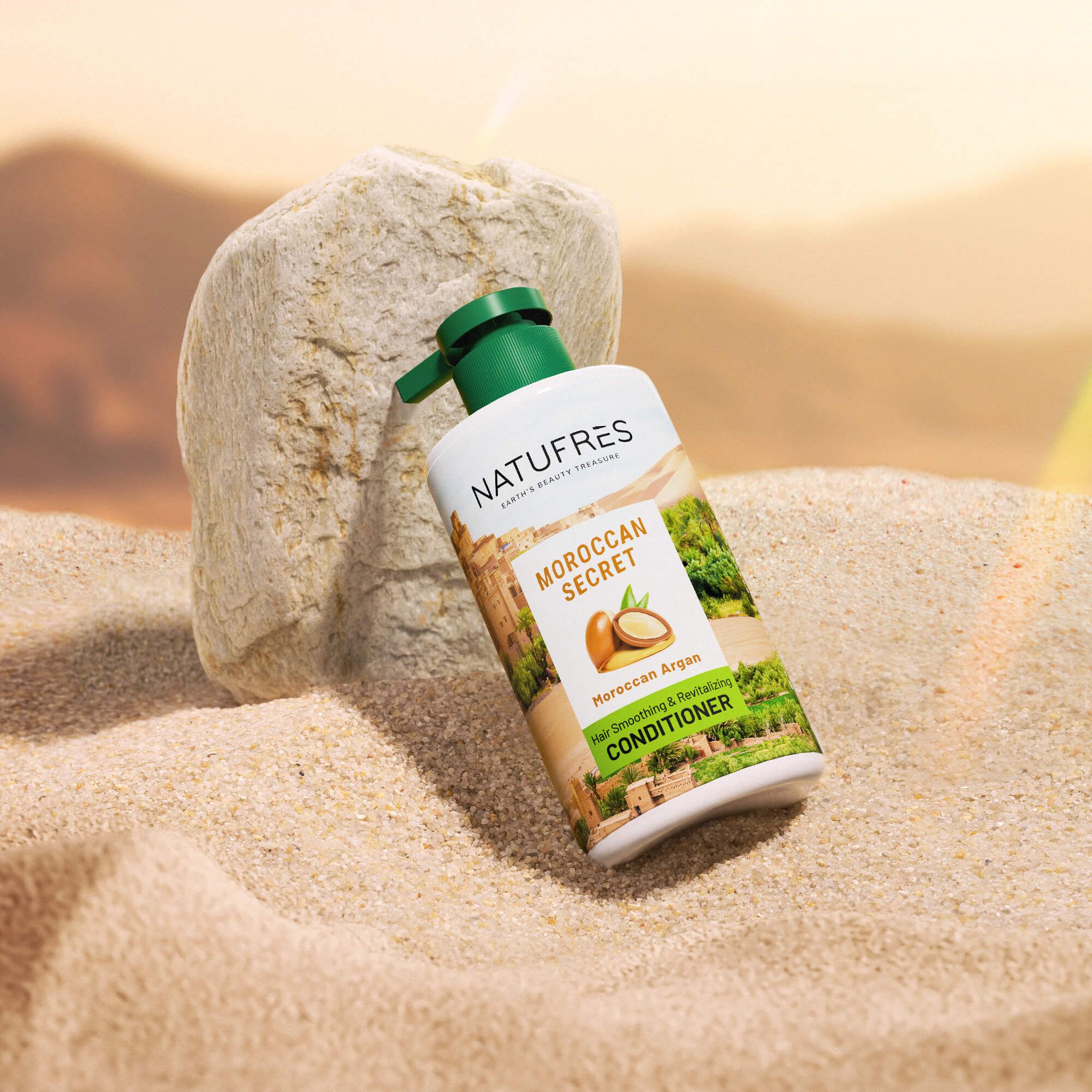  Dầu Xả Natufres Moroccan Secret Tinh Dầu Argan Morocco 