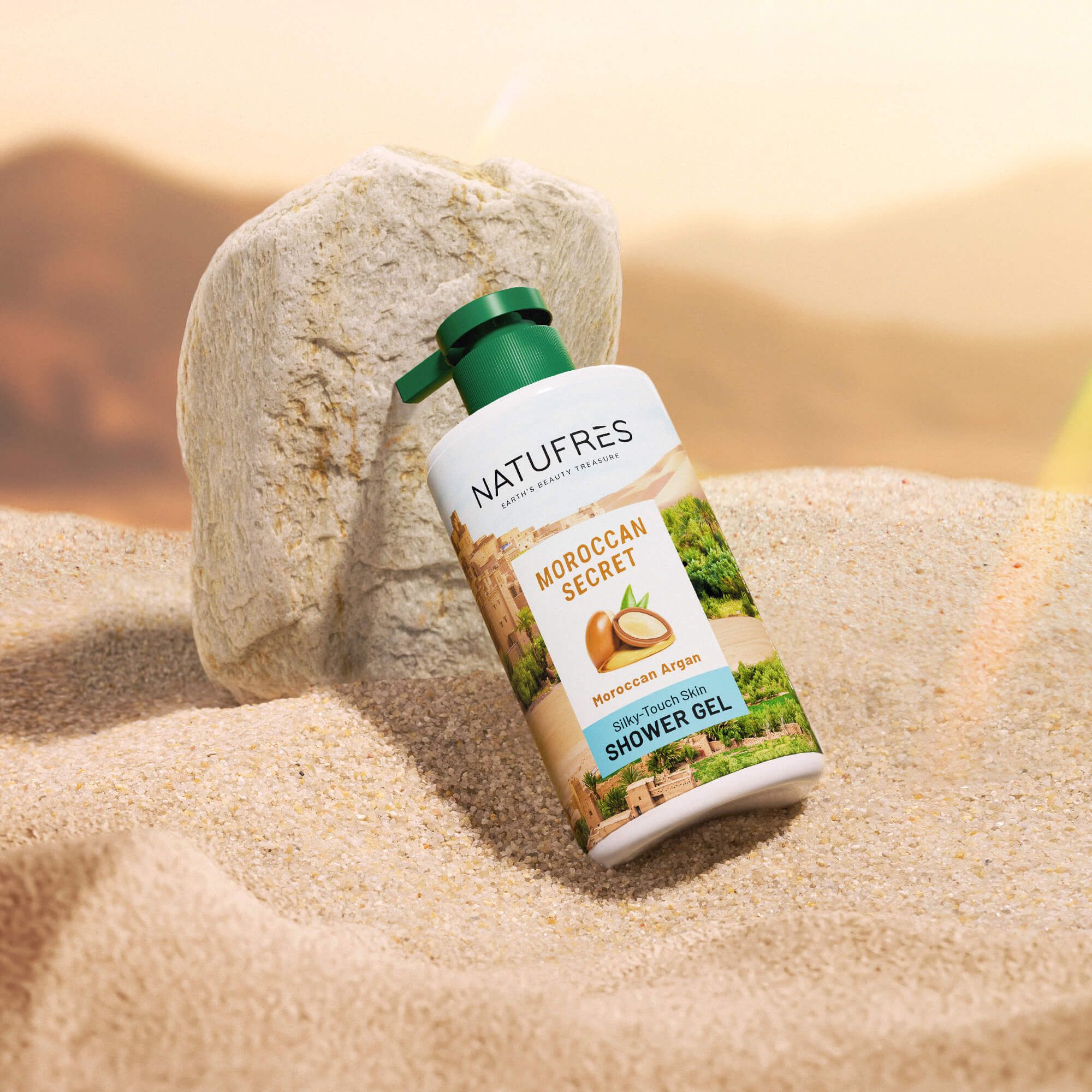  Sữa Tắm Natufres Moroccan Secret Tinh Dầu Argan Morocco 