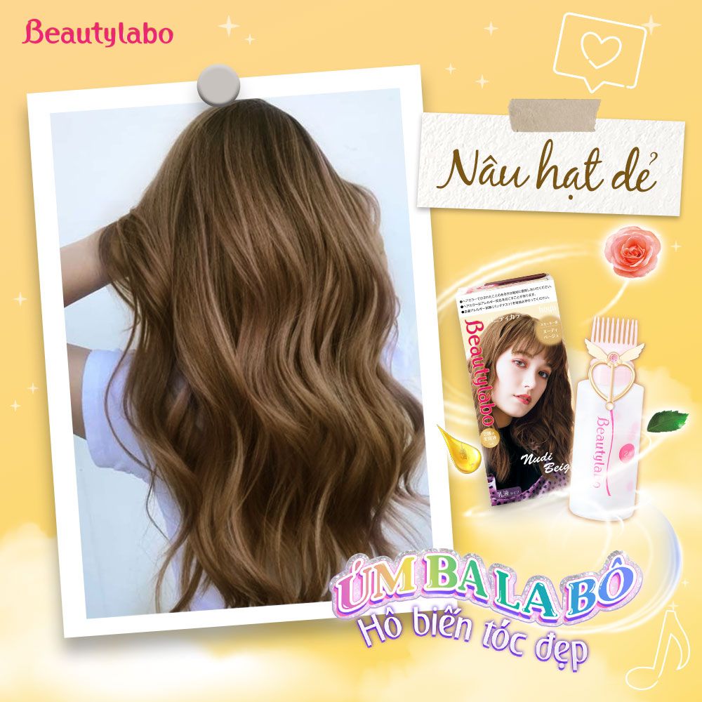  Kem nhuộm thời trang Beautylabo Vanity - Nâu Hạt Dẻ 