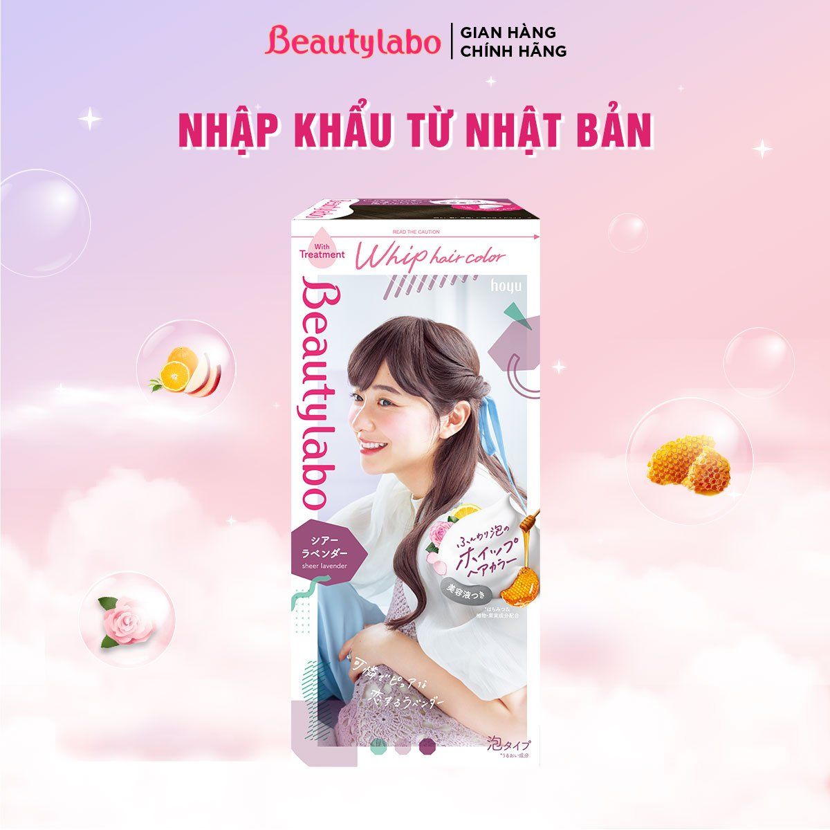  [Nhiều màu] Nhuộm tạo bọt Beautylabo Whip 125ml – Whip Hair Color Nhật Bản, nhiều màu 