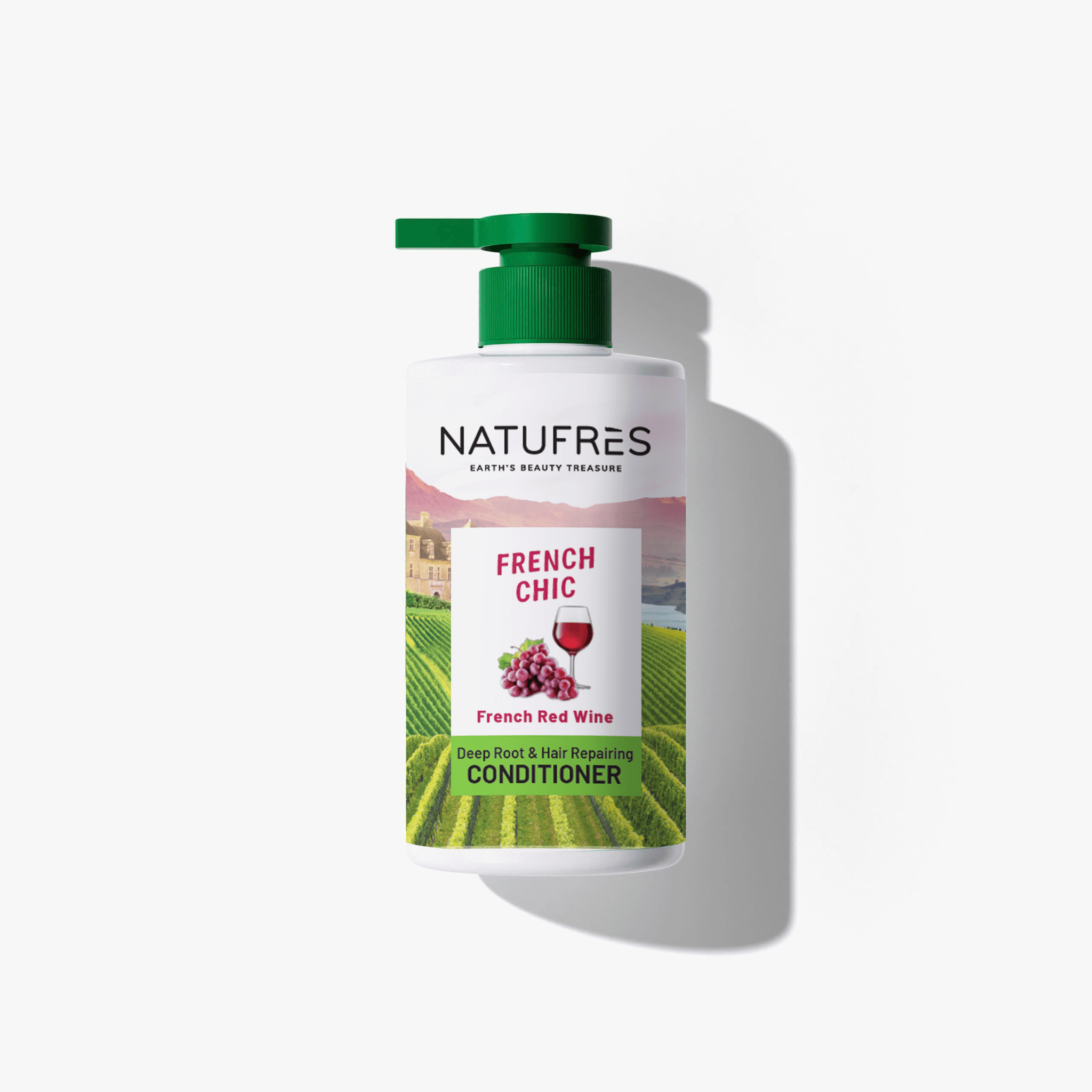  Dầu Xả Natufres French Chic Rượu Vang Đỏ Bordeaux 