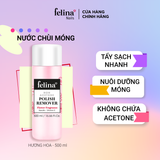  Nước chùi móng không Acetone Felina hương hoa tổng hợp 500ml 