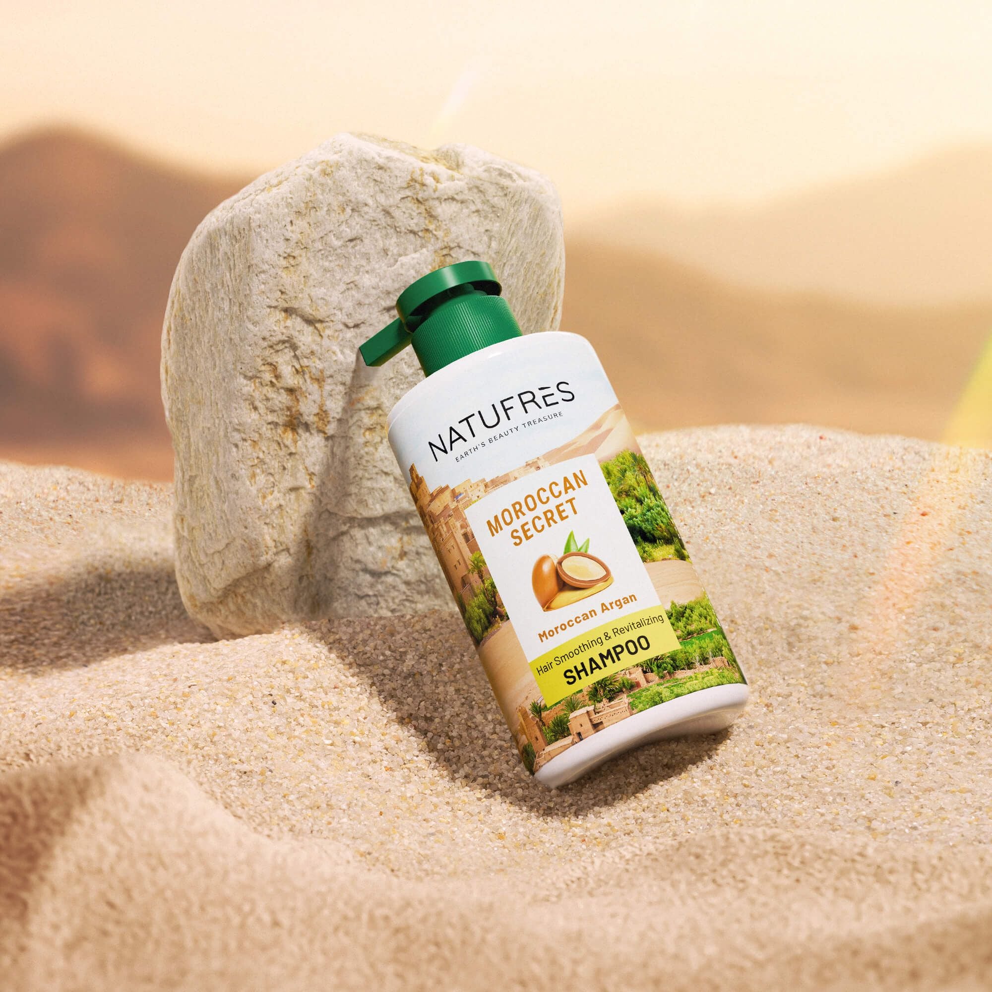  Dầu Gội Natufres Moroccan Secret Tinh Dầu Argan Morocco 
