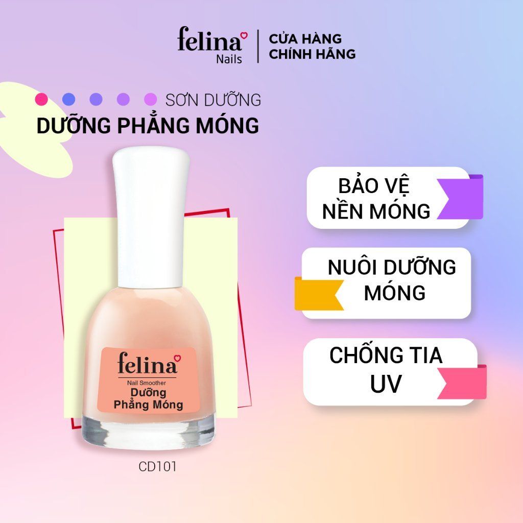  Sơn dưỡng phẳng móng Felina - CD101 