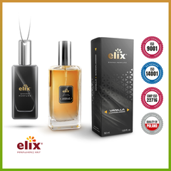 Nước hoa xịt ô tô Grand Perfume Elix 50ml – Hương Vanilla & Sandalwood (Hương thơm trầm ấm)