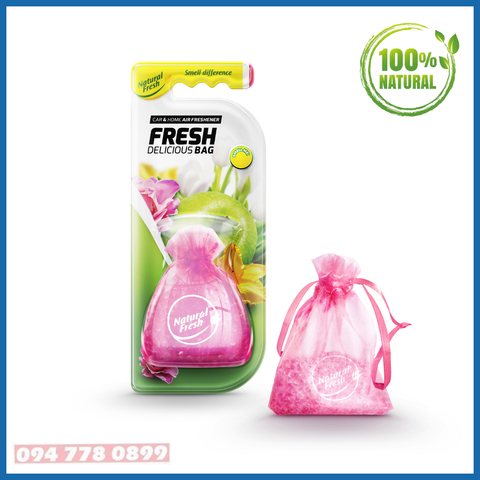 Túi thơm để Taplo Ô tô Elix Fresh Bag – Hương Be Delicious (Dịu nhẹ – Dễ chịu)