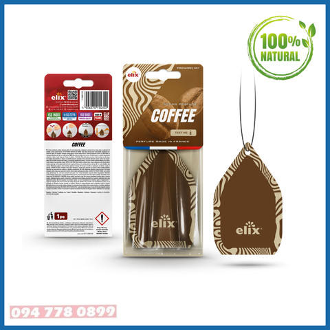 Giấy thơm treo Ô tô Elix Tulip Fresh Coffee (Hương cà phê)