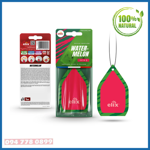 Giấy thơm treo Ô tô Elix Tulip – Hương dưa hấu (ngọt ngào)