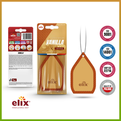 Giấy thơm treo Ô tô Elix Tulip – Hương Vanilla (Dịu nhẹ, ngọt ngào)